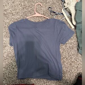Hollister Slate Blue Short Sleeve Tee